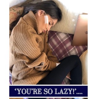So in short, you don't need to feel guilty for resting up and taking a break- especially when it benefits you. We're not machines, we're human beings that need, survive and thrive on rest....however when it comes to judgment?? It's not something we need in order to survive! It doesn't really help, and you never know what people are going through...but I've heard a good nap always helps things!-

Oh and thanks to my mum for catching me asleep...dribbling!